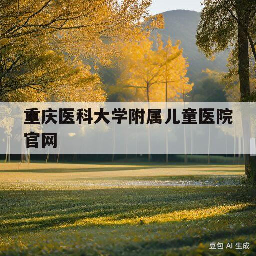 重庆医科大学附属儿童医院官网(重庆医科大学附属儿童医院官网网址)